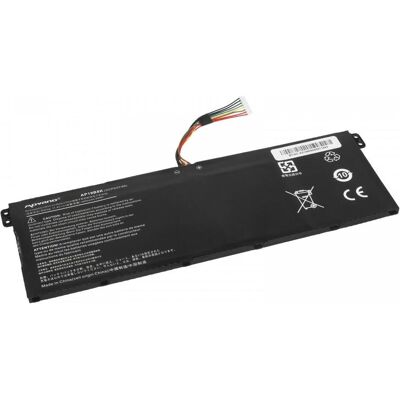 Movano Bateria Bateria AP19B8K do Acer Aspire A315-56 A317-52 SF314-42-R33B SF314-42 (3400 mAh), Notebook Akku, Schwarz Movano Bateria Bateria AP19B8K do Acer Aspire A315-56 A317-52 SF314-42-R33B SF314-42 (3400 mAh), Notebook Akku, Schwarz