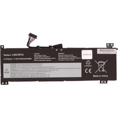 2-Power Main Battery Pack 11.52V 3910mAh (3910 mAh), Notebook Akku 2-Power Main Battery Pack 11.52V 3910mAh (3910 mAh), Notebook Akku