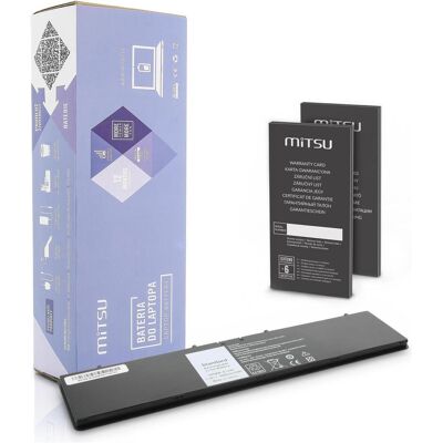 Mitsu BATTERY BC/DE-E7440 (DELL 4500 MAH 33 WH) - Batterie - Batterie - Batterie (4 Zellen, 4500 mAh), Notebook Akku, Schwarz Mitsu BATTERY BC/DE-E7440 (DELL 4500 MAH 33 WH) - Batterie - Batterie - Batterie (4 Zellen, 4500 mAh), Notebook Akku, Schwarz