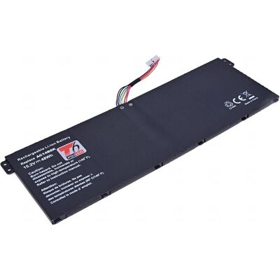 T6 Power Baterie Acer Aspire ES1-311, ES1-511, E5-571, E5-731, E5-771,,, 4cell, Li-ion (4 Zellen, 3150 mAh), Notebook Akku, Schwarz T6 Power Baterie Acer Aspire ES1-311, ES1-511, E5-571, E5-731, E5-771,,, 4cell, Li-ion (4 Zellen, 3150 mAh), Notebook Akku, Schwarz