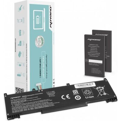 Movano Bateria Bateria do HP EliteBook 430 G8, 630 G9, 650 G9 (3550 mAh), Notebook Akku, Schwarz Movano Bateria Bateria do HP EliteBook 430 G8, 630 G9, 650 G9 (3550 mAh), Notebook Akku, Schwarz