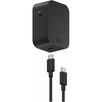 Microsoft Surface 45W Netzteil (45 W), Notebook Netzteil, Schwarz Microsoft Surface 45W Netzteil (45 W), Notebook Netzteil, Schwarz