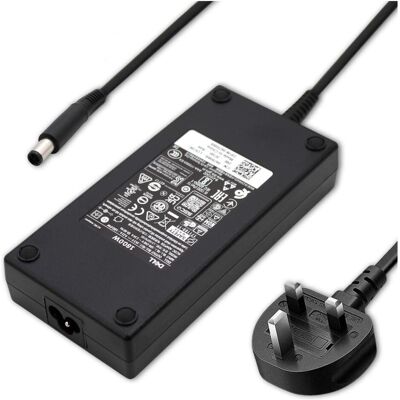 Dell AC Adapter, 180W, 19.5V, 3 (180 W), Notebook Netzteil, Schwarz Dell AC Adapter, 180W, 19.5V, 3 (180 W), Notebook Netzteil, Schwarz
