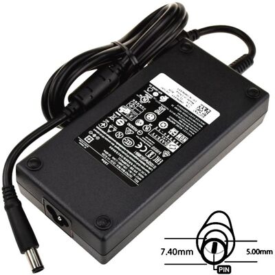 SIL Napájecà adaptÃr, 7..0, originál DELL (180 W), Notebook Netzteil, Schwarz SIL Napájecà adaptÃr, 7..0, originál DELL (180 W), Notebook Netzteil, Schwarz