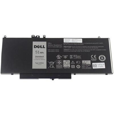 Dell Battery, 51WHR, 4 Cell (4 Zellen), Notebook Akku, Schwarz Dell Battery, 51WHR, 4 Cell (4 Zellen), Notebook Akku, Schwarz