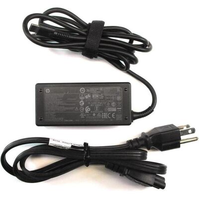 HP Adapter 45W (45 W), Notebook Netzteil, Schwarz HP Adapter 45W (45 W), Notebook Netzteil, Schwarz