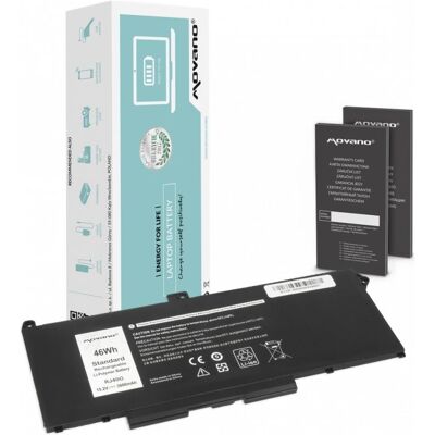 Movano Bateria RJ40G Dell Latitude 5520 5420 Precision 3560 - 3000 mAh (46 Wh) (3000 mAh), Notebook Akku Movano Bateria RJ40G Dell Latitude 5520 5420 Precision 3560 - 3000 mAh (46 Wh) (3000 mAh), Notebook Akku