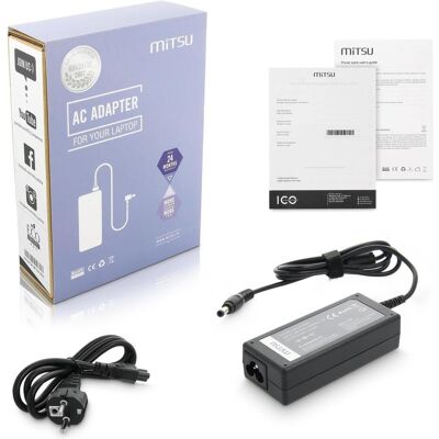 Mitsu notebook charger 19v 3.42a 5.5x2.5 - asus toshiba lenovo msi (65 W), Notebook Netzteil, Schwarz Mitsu notebook charger 19v 3.42a 5.5x2.5 - asus toshiba lenovo msi (65 W), Notebook Netzteil, Schwarz