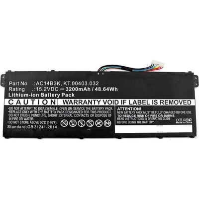 CoreParts MBXAC-BA0043 (4 Zellen, 3200 mAh), Notebook Akku, Schwarz CoreParts MBXAC-BA0043 (4 Zellen, 3200 mAh), Notebook Akku, Schwarz
