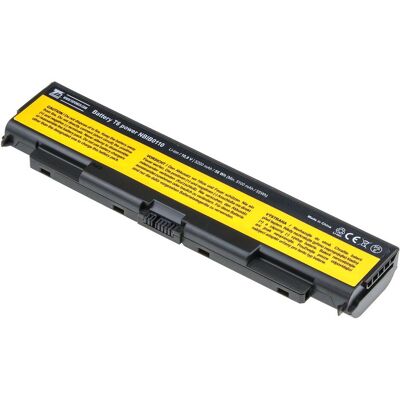 T6 Power Baterie Lenovo ThinkPad T440p, T540p, W540, 540 serie,,, 6cell (6 Zellen, 5200 mAh), Notebook Akku, Schwarz T6 Power Baterie Lenovo ThinkPad T440p, T540p, W540, 540 serie,,, 6cell (6 Zellen, 5200 mAh), Notebook Akku, Schwarz