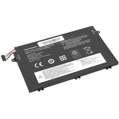 Movano Bateria Bateria 01AV445 do Lenovo ThinkPad E14 E15 E480 E580 E590 (4100 mAh), Notebook Akku, Schwarz Movano Bateria Bateria 01AV445 do Lenovo ThinkPad E14 E15 E480 E580 E590 (4100 mAh), Notebook Akku, Schwarz