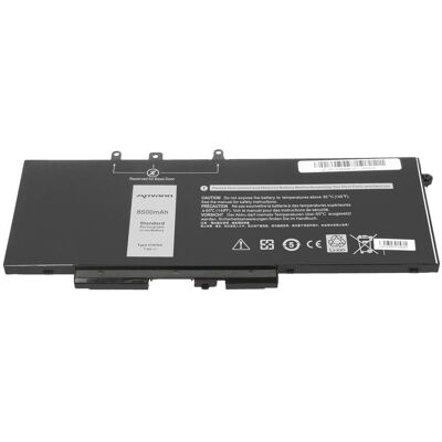 Movano Bateria Bateria GJKNX do Dell Latitude 5280 5480 5490 5590 8500mAh (8500 mAh), Notebook Akku Movano Bateria Bateria GJKNX do Dell Latitude 5280 5480 5490 5590 8500mAh (8500 mAh), Notebook Akku