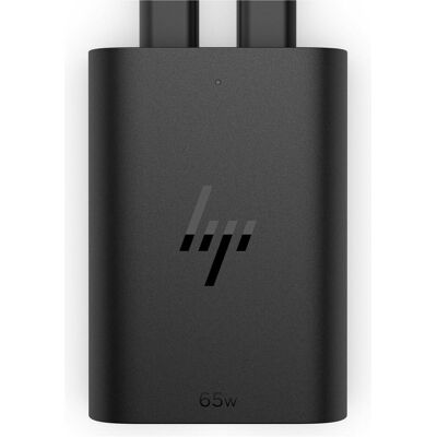 HP USB-C 65W GaN Laptop Charger EMEA-INT (65 W), Notebook Netzteil, Schwarz HP USB-C 65W GaN Laptop Charger EMEA-INT (65 W), Notebook Netzteil, Schwarz