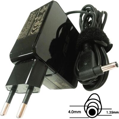 Asus orig. adaptÃr 19V (BLK) s EU plugem (001-00230300) (45 W), Notebook Netzteil, Schwarz Asus orig. adaptÃr 19V (BLK) s EU plugem (001-00230300) (45 W), Notebook Netzteil, Schwarz