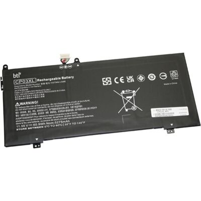 Origin Storage BTI CP03XL-, 5270 mAh, 60,9 Wh, Lithium-Ion (Li-Ion), 11,55 V, 1 Stück(e) (3 Zellen, 5270 mAh), Notebook Akku, Schwarz Origin Storage BTI CP03XL-, 5270 mAh, 60,9 Wh, Lithium-Ion (Li-Ion), 11,55 V, 1 Stück(e) (3 Zellen, 5270 mAh), Notebook Akku, Schwarz