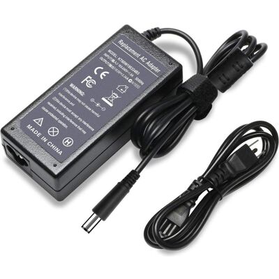 Dell AC Adapter 19.5V 3.34A 65W (7.4mmx5.0mm) includes power cable (65 W), Notebook Netzteil, Schwarz Dell AC Adapter 19.5V 3.34A 65W (7.4mmx5.0mm) includes power cable (65 W), Notebook Netzteil, Schwarz