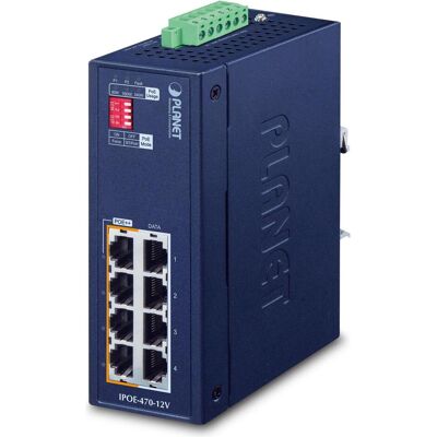 Planet Industrial 4-Port GE 802.3bt PoE++ Injector Hub (802.3at (PoE+), 802.3bt (PoE++), 240 W), PoE Injector Planet Industrial 4-Port GE 802.3bt PoE++ Injector Hub (802.3at (PoE+), 802.3bt (PoE++), 240 W), PoE Injector