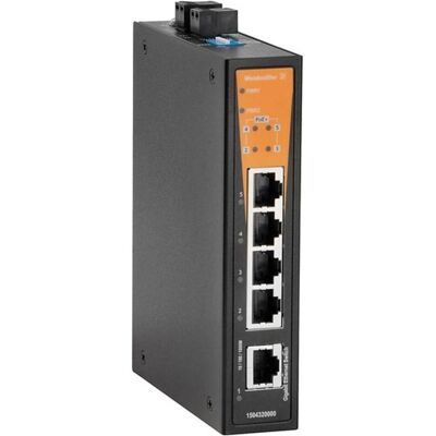 Weidmüller IE-SW-BL05T-1GT-4GTPOE Industrieller Ethernet-Switch - 10/100/1000 MBit/s PoE Weidmüller IE-SW-BL05T-1GT-4GTPOE Industrieller Ethernet-Switch - 10/100/1000 MBit/s PoE