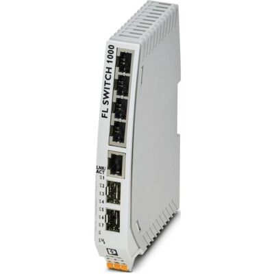 Phoenix FL SWITCH 1005N-2SFX 1085176 (5 Ports), Netzwerk Switch, Grau Phoenix FL SWITCH 1005N-2SFX 1085176 (5 Ports), Netzwerk Switch, Grau