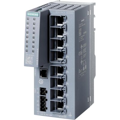 Siemens 6GK5208-0GA00-2AC2 SCALANCE (8 Ports), Netzwerk Switch, Grau Siemens 6GK5208-0GA00-2AC2 SCALANCE (8 Ports), Netzwerk Switch, Grau