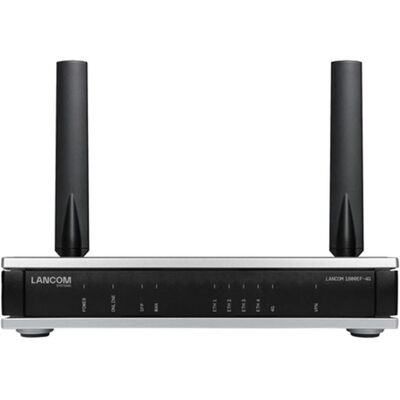 Systems LANCOM 1800EF-4G EU Powerful business router with 4G fiber optic port SFP and Gigabit Ethernet port, Router, Schwarz Systems LANCOM 1800EF-4G EU Powerful business router with 4G fiber optic port SFP and Gigabit Ethernet port, Router, Schwarz