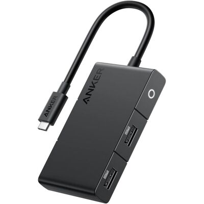 Anker - 332 USB-C Hub - Schwarz - 4K HDMI - USB-Hub Anker - 332 USB-C Hub - Schwarz - 4K HDMI - USB-Hub