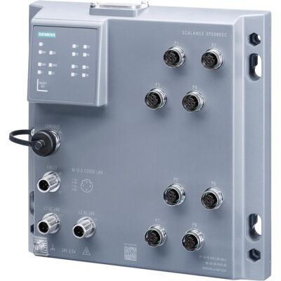 Siemens 6GK5208-0UA00-5ES6 - Industrieller Ethernet-Switch - Managed Layer 2, 8x 10/100 Mbit/s, IP65 Siemens 6GK5208-0UA00-5ES6 - Industrieller Ethernet-Switch - Managed Layer 2, 8x 10/100 Mbit/s, IP65