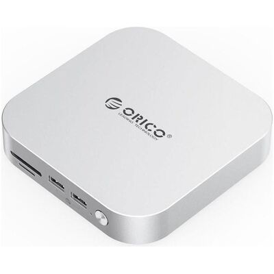 Orico Mac Mini Link (Higher capacity expansion) (Silver) (USB-C, 9 Ports), Dockingstation + USB Hub, Silber Orico Mac Mini Link (Higher capacity expansion) (Silver) (USB-C, 9 Ports), Dockingstation + USB Hub, Silber