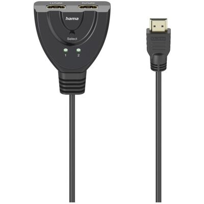 Hama 4K HDMI™-Umschalter 2x1, 2x HDMI™-Buchse - 1x HDMI™-Stecker, Switch Box Hama 4K HDMI™-Umschalter 2x1, 2x HDMI™-Buchse - 1x HDMI™-Stecker, Switch Box