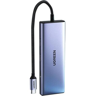Ugreen CM490 (USB-C, 9 Ports), Dockingstation + USB Hub, Grau Ugreen CM490 (USB-C, 9 Ports), Dockingstation + USB Hub, Grau