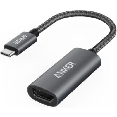 Anker Powerexpand + Video Adapter - 24 Pin Usb-C zu HDMI 15,2cm - Schwarz - 4K-Unterstützung Anker Powerexpand + Video Adapter - 24 Pin Usb-C zu HDMI 15,2cm - Schwarz - 4K-Unterstützung