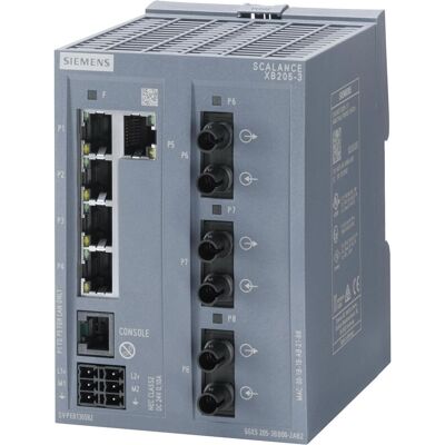 Siemens SIEM 6GK5205-3BB00-2TB2 Industrial Ethernet Switch - 5x RJ45, Managed Layer 2 Siemens SIEM 6GK5205-3BB00-2TB2 Industrial Ethernet Switch - 5x RJ45, Managed Layer 2