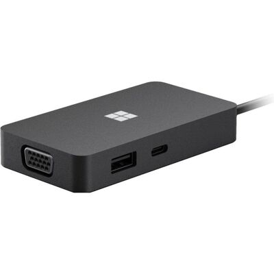 Microsoft Surface USB-C Travel Hub, Black (USB-C), Dockingstation + USB Hub, Schwarz Microsoft Surface USB-C Travel Hub, Black (USB-C), Dockingstation + USB Hub, Schwarz