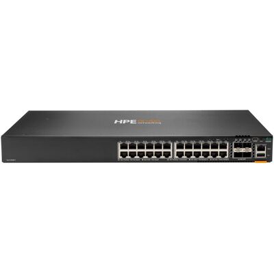 Aruba CX 6300F L3 Gigabit Ethernet (10/100/1000) (24 Ports), Netzwerk Switch, Schwarz Aruba CX 6300F L3 Gigabit Ethernet (10/100/1000) (24 Ports), Netzwerk Switch, Schwarz