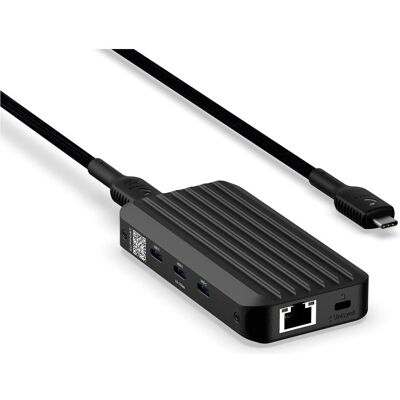 Unisynk 8 Port USB-C Hub V3 140W Black (USB-C, 8 Ports), Dockingstation + USB Hub, Schwarz Unisynk 8 Port USB-C Hub V3 140W Black (USB-C, 8 Ports), Dockingstation + USB Hub, Schwarz