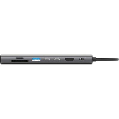 SiteCom Hub Multiporta USB-C Power Delivery (USB-C, 8 Ports), Dockingstation + USB Hub, Silber SiteCom Hub Multiporta USB-C Power Delivery (USB-C, 8 Ports), Dockingstation + USB Hub, Silber