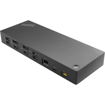 IBM ThinkPad Hybrid USB-C with USB-A (USB-C, 13 Ports), Dockingstation + USB Hub, Schwarz IBM ThinkPad Hybrid USB-C with USB-A (USB-C, 13 Ports), Dockingstation + USB Hub, Schwarz