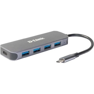 D-Link DUB-2340 (USB-C, 5 Ports), Dockingstation + USB Hub, Grau D-Link DUB-2340 (USB-C, 5 Ports), Dockingstation + USB Hub, Grau