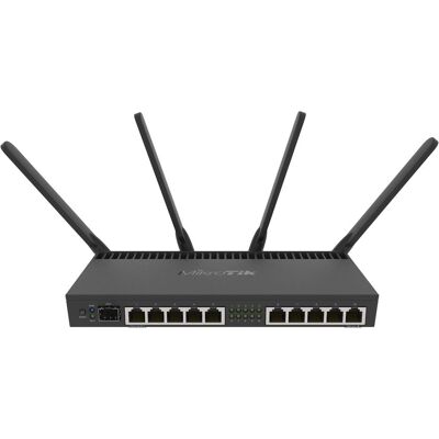 MikroTik RB4011iGS+5HacQ2HnD-IN, Router, Schwarz MikroTik RB4011iGS+5HacQ2HnD-IN, Router, Schwarz