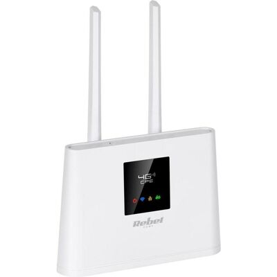 Rebel RB-0702 WLAN-Router Einzelband (2 4GHz) 3G 4G, Router, Weiss Rebel RB-0702 WLAN-Router Einzelband (2 4GHz) 3G 4G, Router, Weiss