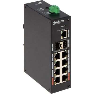 Dahua Switch 11 Porte Di Cui 8 Poe Unmanaged (11 Ports), Netzwerk Switch, Schwarz Dahua Switch 11 Porte Di Cui 8 Poe Unmanaged (11 Ports), Netzwerk Switch, Schwarz