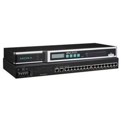 Moxa NPORT 6650-16-48V - 16-Port RS-232422485 zu Ethernet sicherer Terminal Server, 48 VDC Eingang, Router Moxa NPORT 6650-16-48V - 16-Port RS-232422485 zu Ethernet sicherer Terminal Server, 48 VDC Eingang, Router