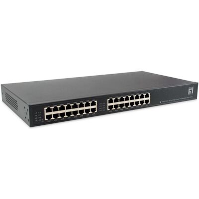 LevelOne PoE-HUB POH-1620 16x GE MidSpan (16 Ports), Netzwerk Switch, Schwarz LevelOne PoE-HUB POH-1620 16x GE MidSpan (16 Ports), Netzwerk Switch, Schwarz