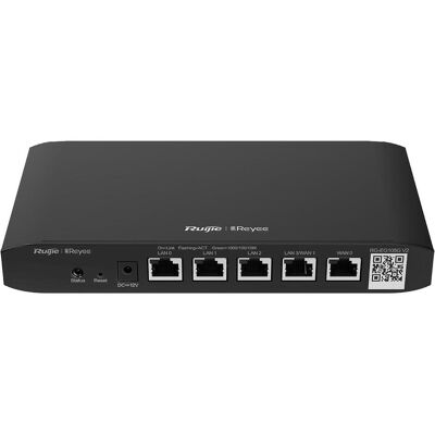 Ruijie NET-ROUTER 1000M 5PORT, Router, Schwarz Ruijie NET-ROUTER 1000M 5PORT, Router, Schwarz