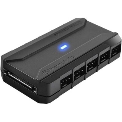 Thermaltake Commander FP (10 Ports), Dockingstation + USB Hub, Schwarz Thermaltake Commander FP (10 Ports), Dockingstation + USB Hub, Schwarz