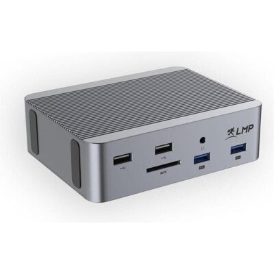 LMP USB4 SuperDock 2 (USB-C, 14 Ports), Dockingstation + USB Hub, Grau LMP USB4 SuperDock 2 (USB-C, 14 Ports), Dockingstation + USB Hub, Grau