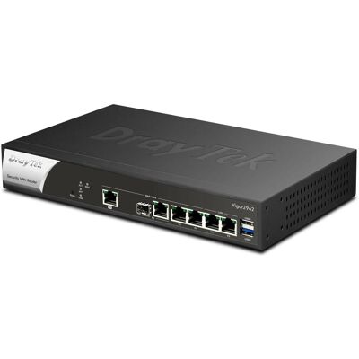 Draytek VPN-Router Vigor 2962 inkl.200xVPN, Router, Schwarz Draytek VPN-Router Vigor 2962 inkl.200xVPN, Router, Schwarz