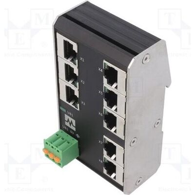 Murr Elektronik MURR Unmanaged Switch (8 Ports), Netzwerk Switch, Silber Murr Elektronik MURR Unmanaged Switch (8 Ports), Netzwerk Switch, Silber