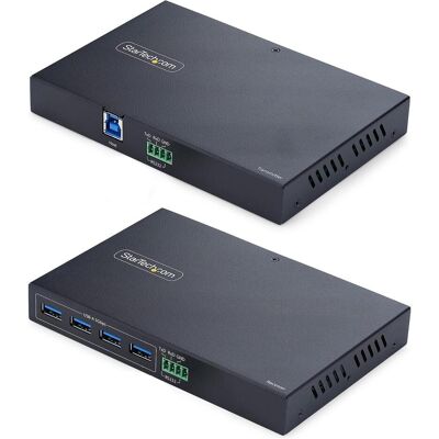 StarTech 4-PORT USB 3.0 EXTENDER (USB-A, 4 Ports), Dockingstation + USB Hub, Schwarz StarTech 4-PORT USB 3.0 EXTENDER (USB-A, 4 Ports), Dockingstation + USB Hub, Schwarz