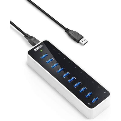Allnet usb 3.0 10 port hub-type-a 19 zoll 1he (USB-A, 10 Ports), Dockingstation + USB Hub Allnet usb 3.0 10 port hub-type-a 19 zoll 1he (USB-A, 10 Ports), Dockingstation + USB Hub